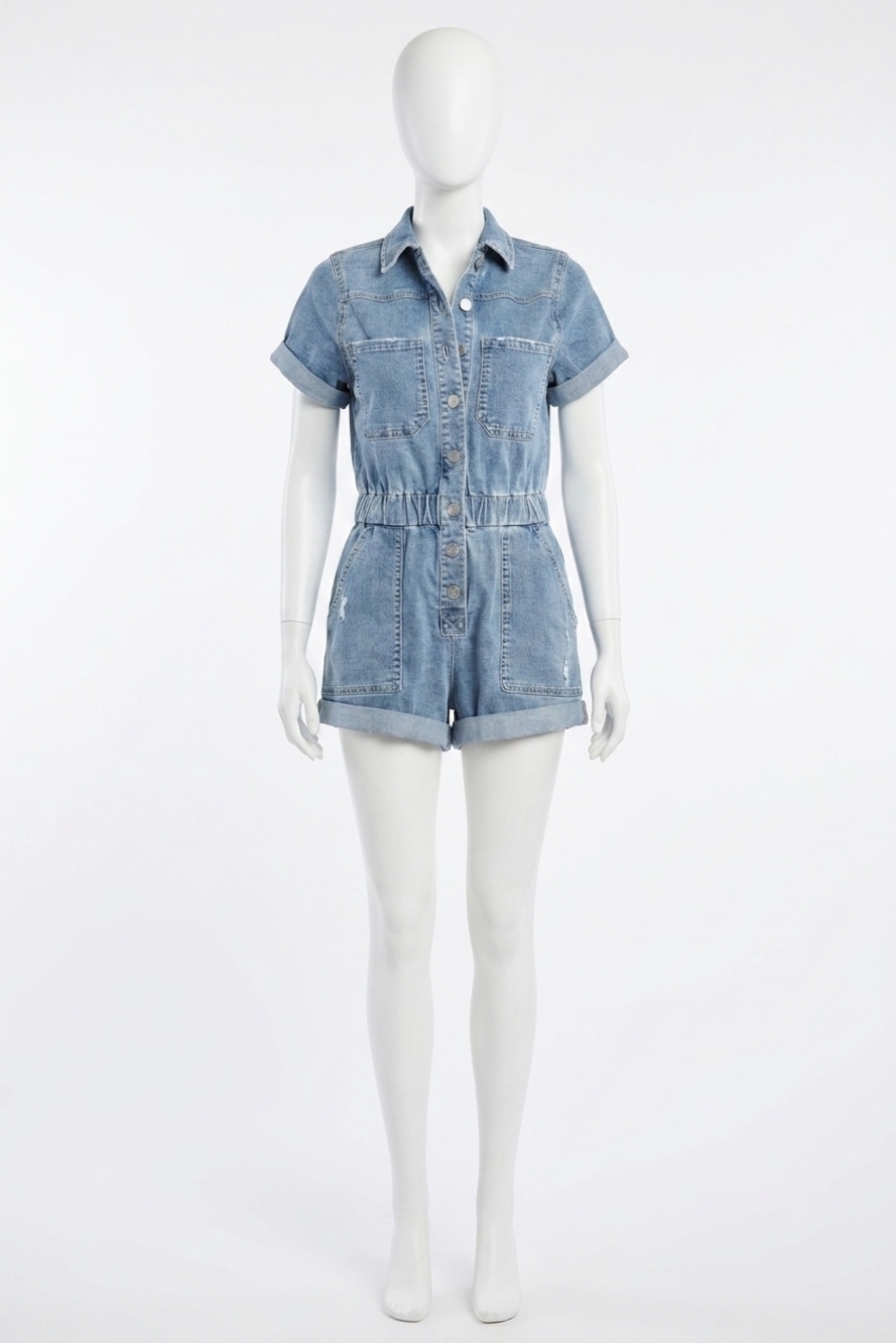 NEW DEAR JOHN DENIM jocie romper in vaisley